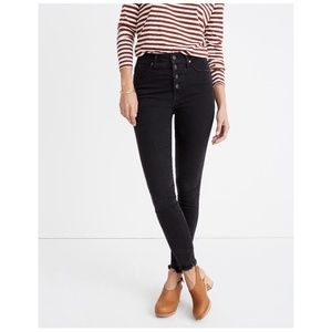 Madewell 10" High-Rise Jeans in Berkeley Black 27
